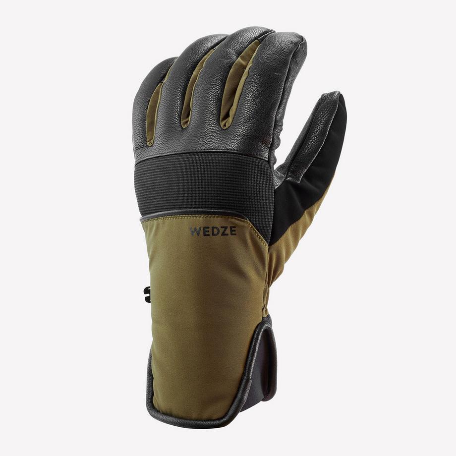 WEDZE  Guanti da sci uomo pelle 