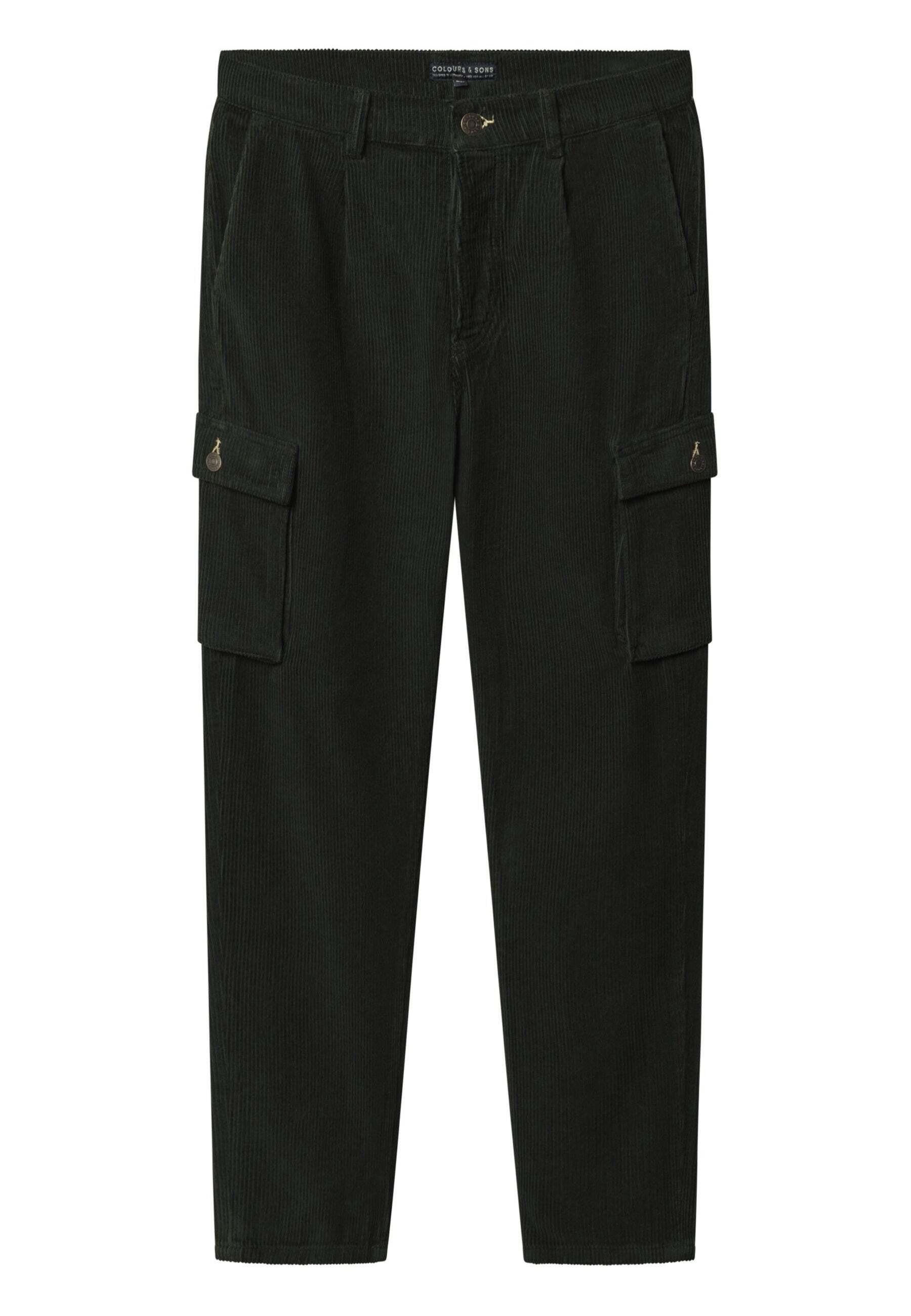 Colours & Sons Pantaloni Cargo Corduroy Cropped  