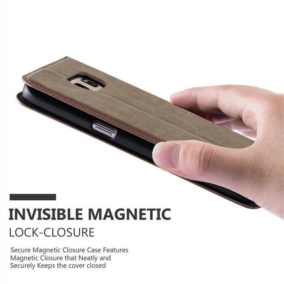 Cadorabo  Hülle für Samsung Galaxy S7 Magnetverschluss, Kartenfach 