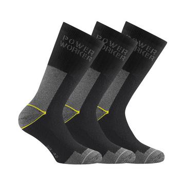 Socken Herren Power Worker Wilmax 3er schwarz Gr.43/46