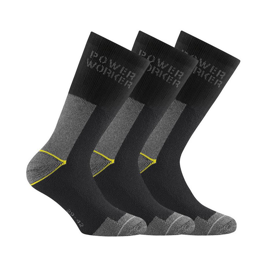 Rohner Wilmax Power Worker Lot de 3 chaussettes  