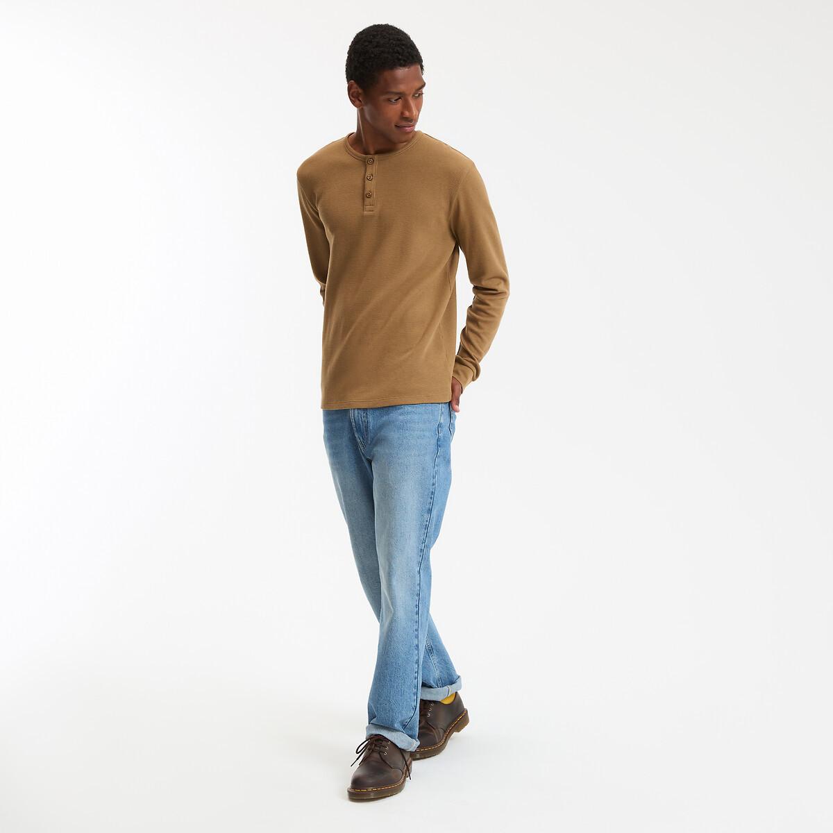 La Redoute Collections Langärmeliges Henley Oberteil  