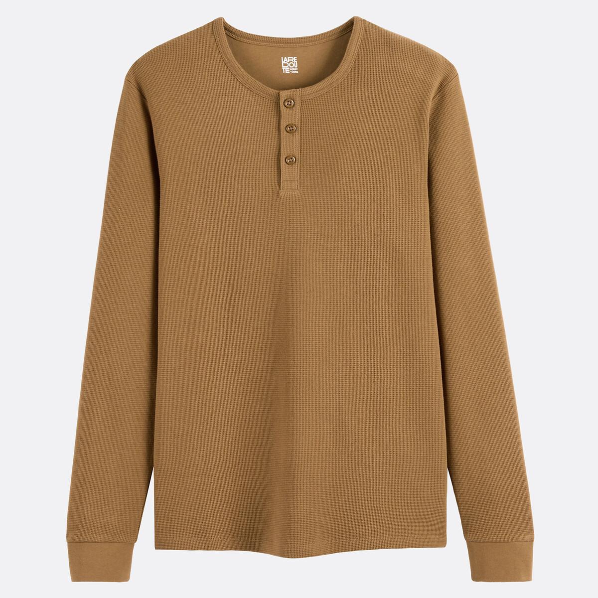 La Redoute Collections Langärmeliges Henley Oberteil  