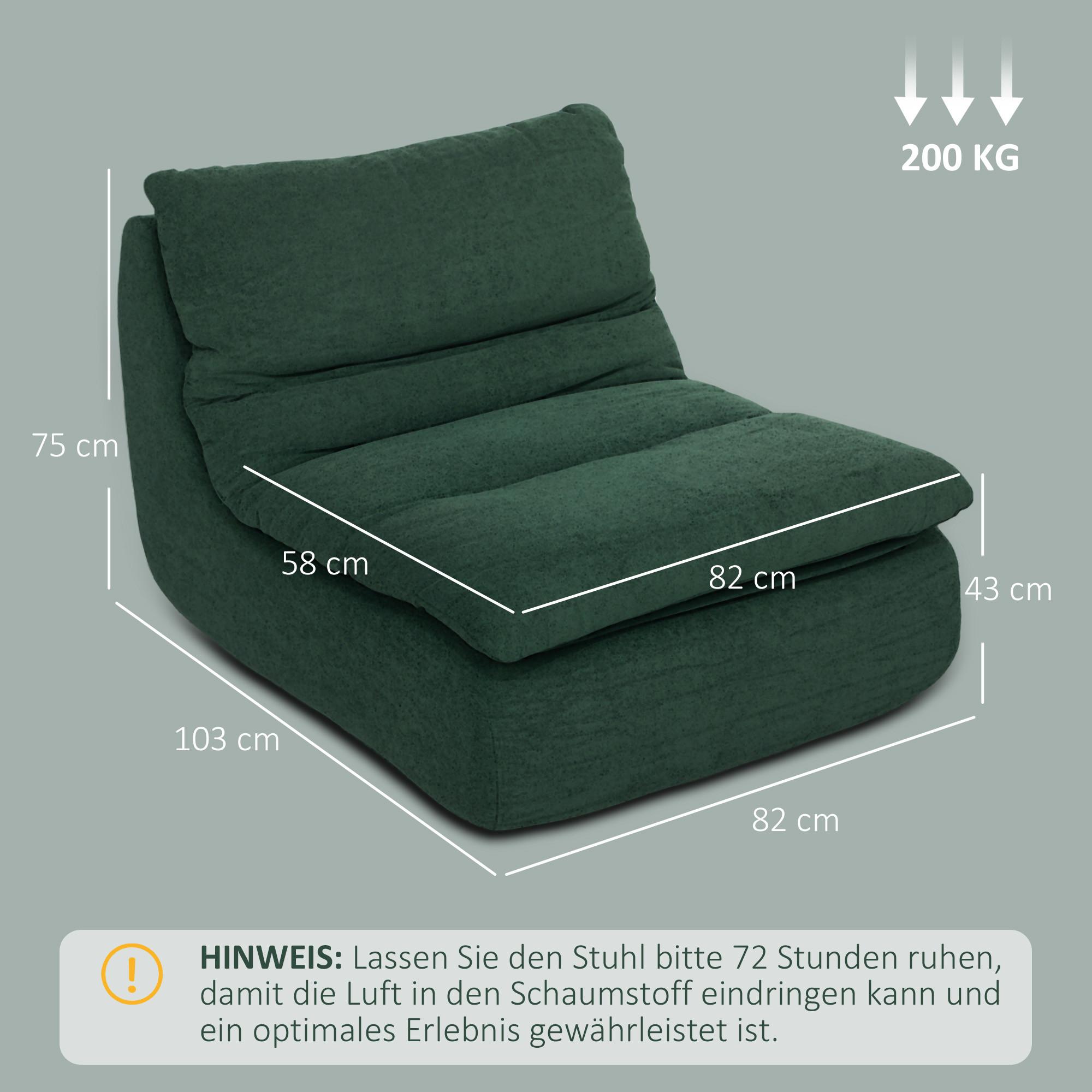 HOMCOM Bodensofa  