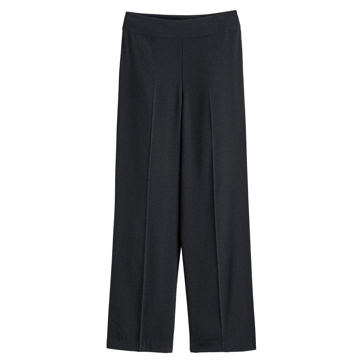 La Redoute Collections  Weite Crêpe-Hose mit Satinseite 