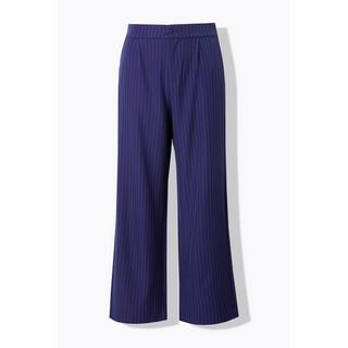 Studio Untold Pantaloni Wide Leg Vita Alta Gessati  