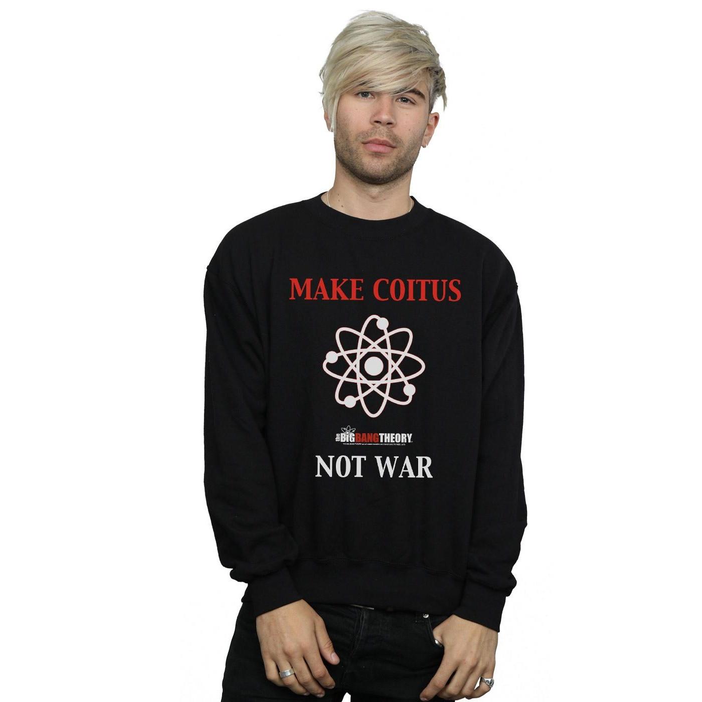 The Big Bang Theory Make Coitus Not War Sweatshirt  