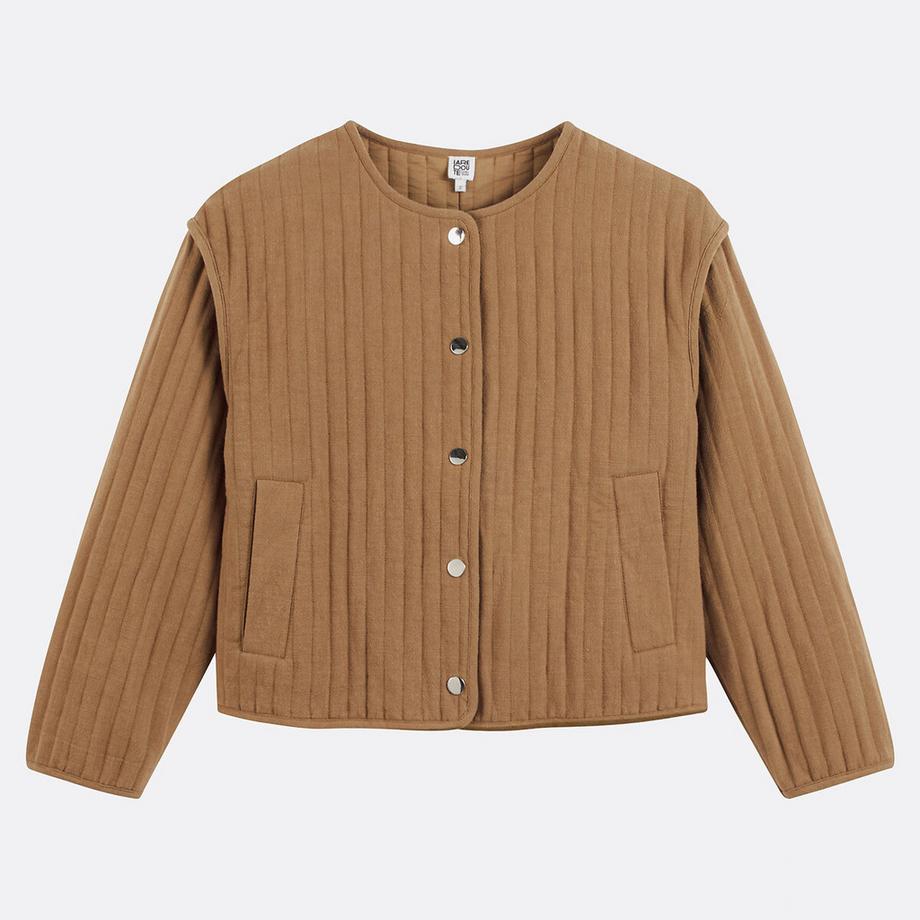 La Redoute Collections Giacca trapuntata di transizione con chiusura a bottoni a pressione  