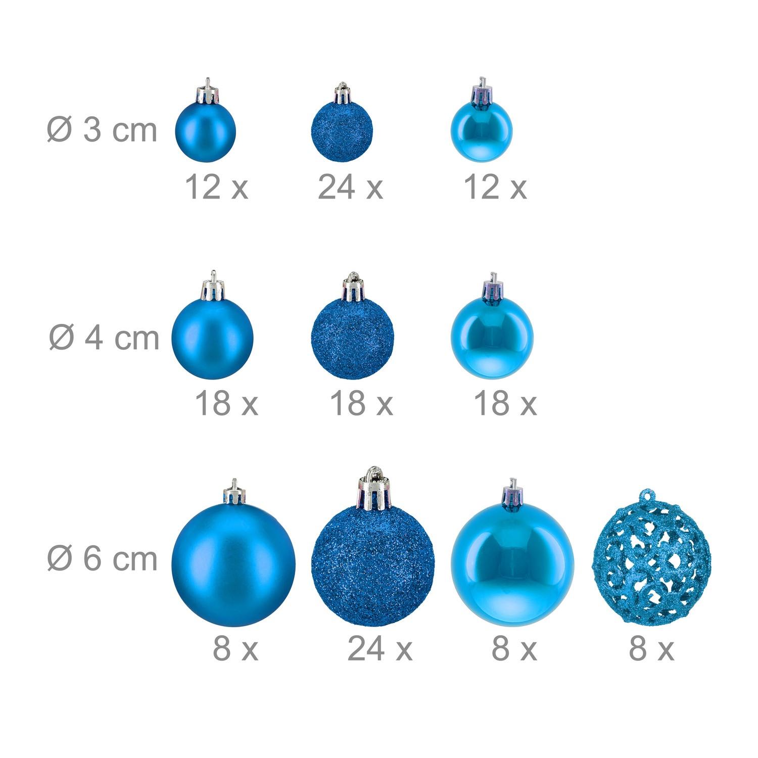 B2X Christbaumkugeln im 150er-Set  