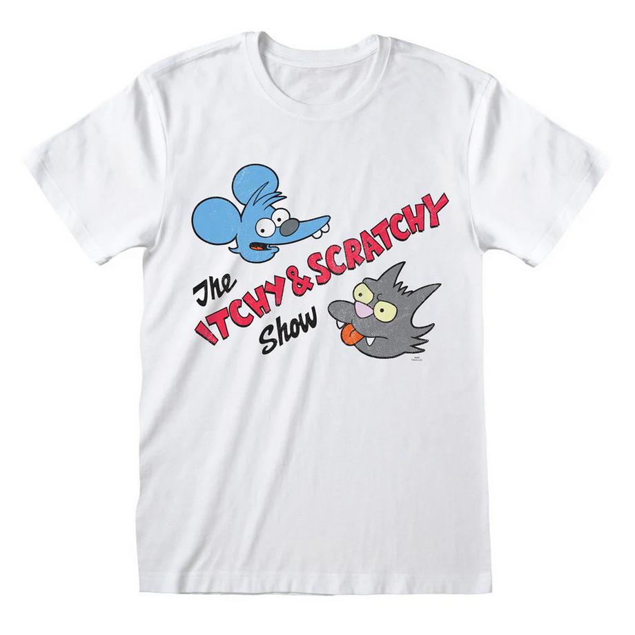 SIMPSONS T-Shirt Imprimé Graphique Itchy & Scratchy  