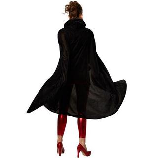 Tectake  Samt Umhang mit Kapuze 