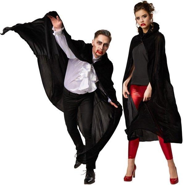 Tectake  Samt Umhang mit Kapuze 