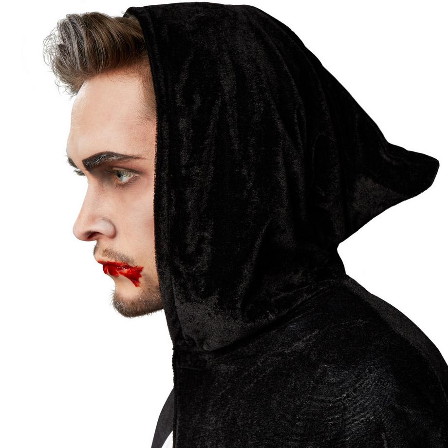 Tectake  Cape de velours à capuche 
