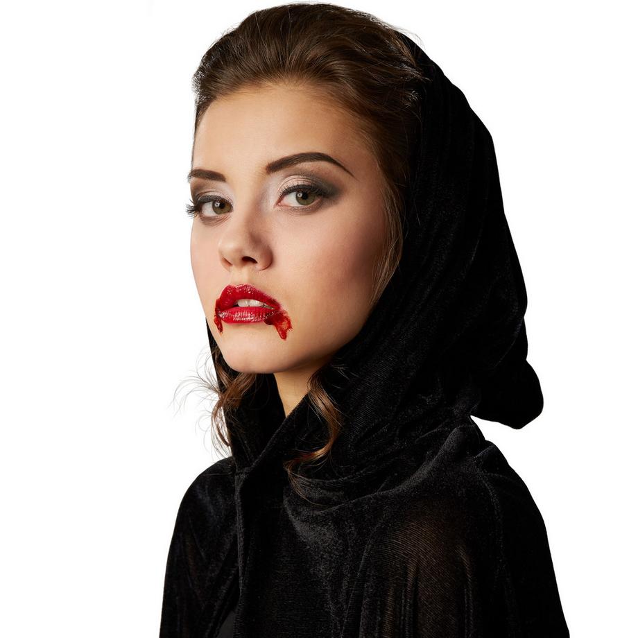 Tectake  Cape de velours à capuche 