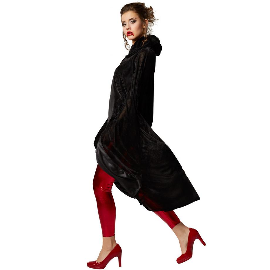 Tectake  Cape de velours à capuche 