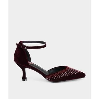 Joe Browns  Schuhe mit Veloursabsatz und Perlenverzierung 