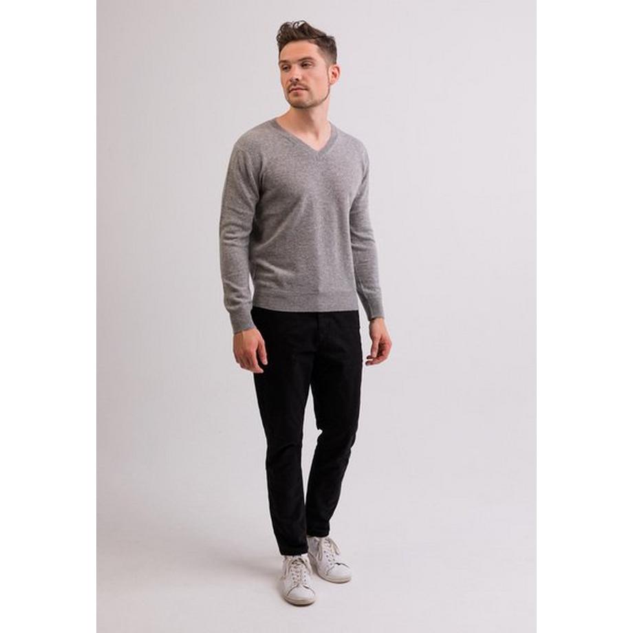 CASH-MERE.CH Kaschmir V-Ausschnitt Pullover  
