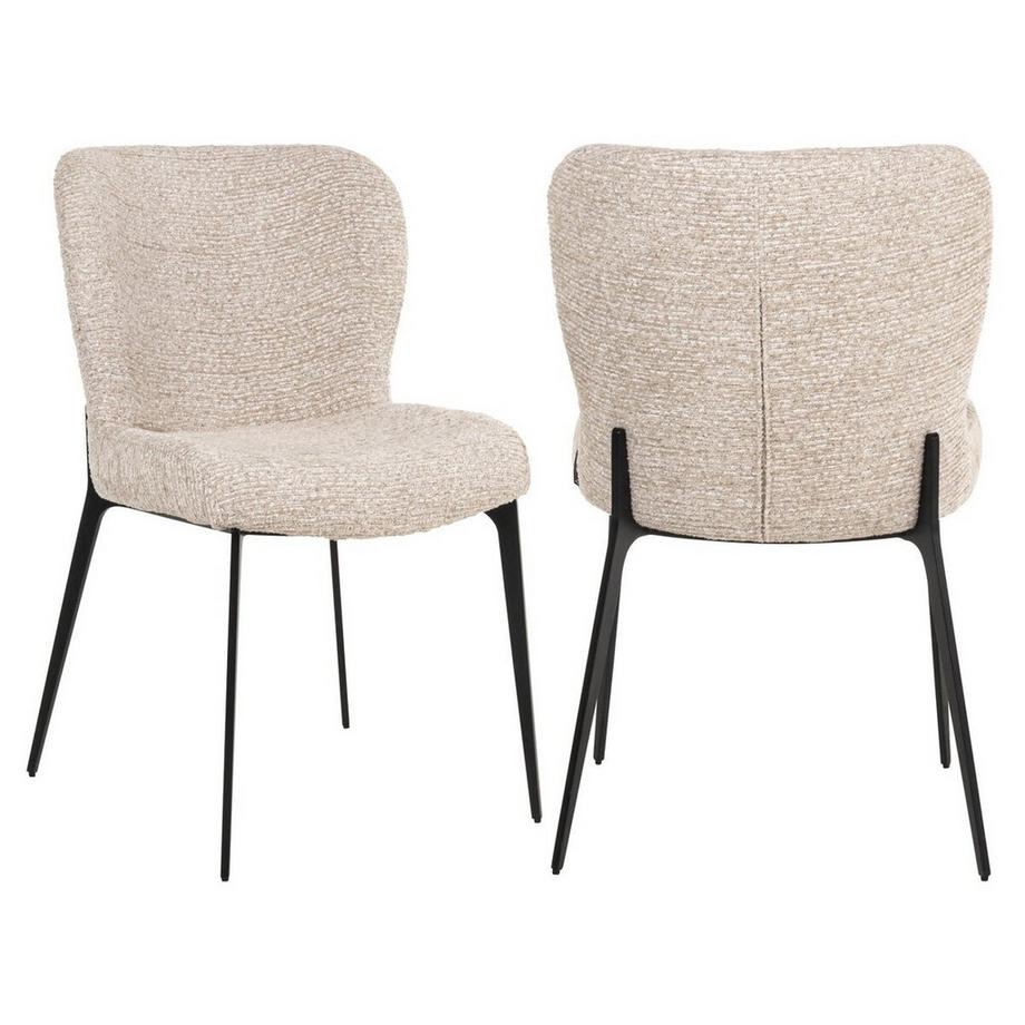 Richmond Interiors Esszimmerstuhl Sergio natural linear  