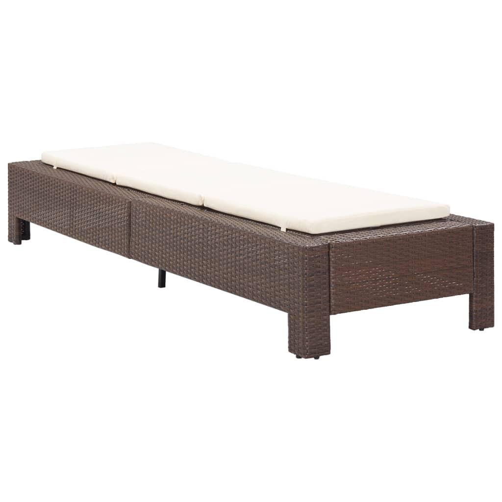 VidaXL Sonnenliege poly-rattan  