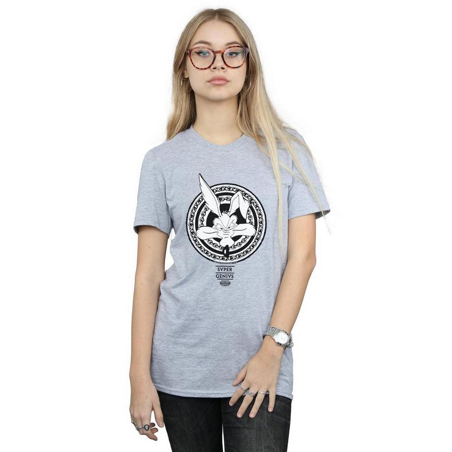 LOONEY TUNES Super Genius T-Shirt Stampata  