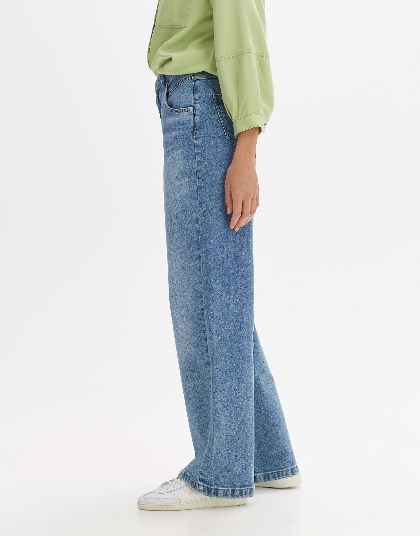 OPUS  Wide Leg Jeans Marli fresh coupe droite 