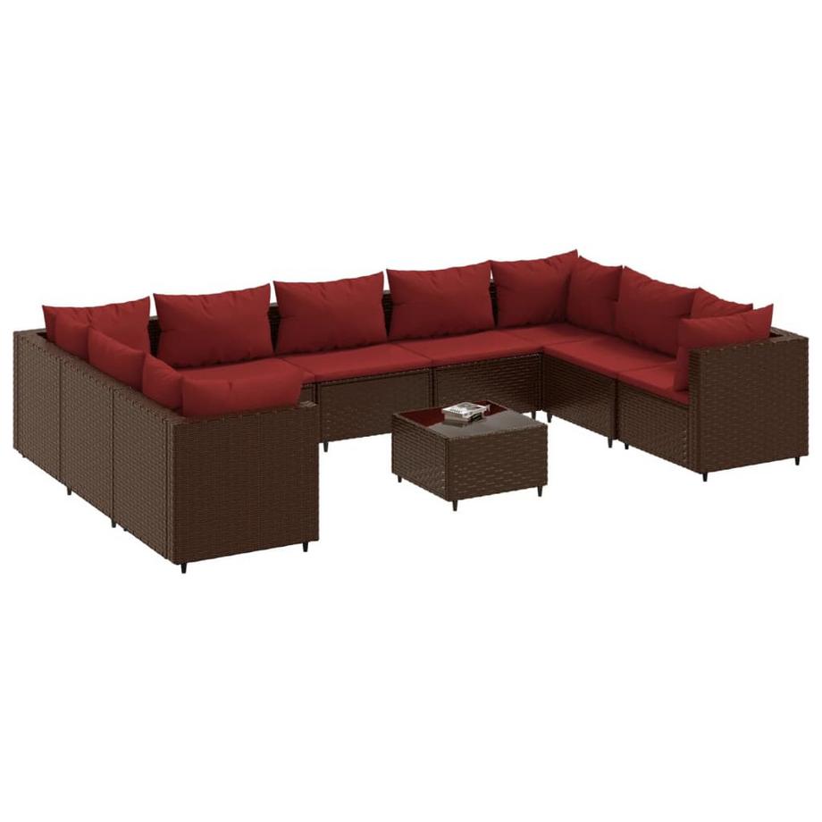 set salotto da giardino Polirattan