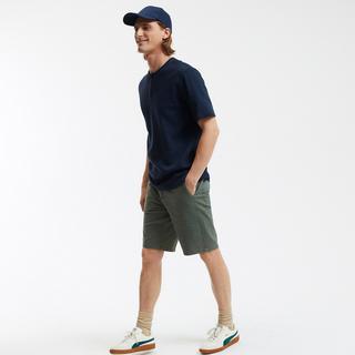 La Redoute Collections T-Shirt mit Henley-Ausschnitt und kurzen Ärmeln  