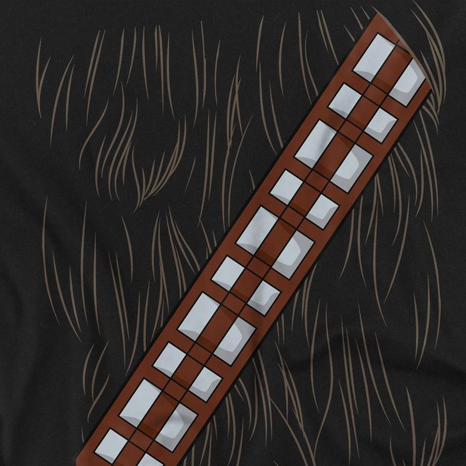 STAR WARS Star Wars Chewbacca Costume T-Shirt Maniche Lunghe  