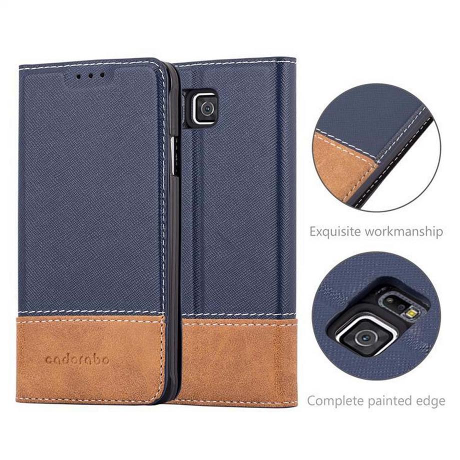 Cadorabo  Housse compatible avec Samsung Galaxy ALPHA - Coque de protection avec fermeture magnétique, fonction de support et compartiment pour carte 