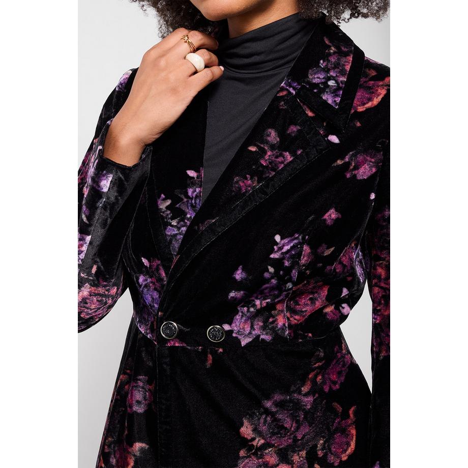 Joe Browns Boutique bedruckter Samt-Mantel  