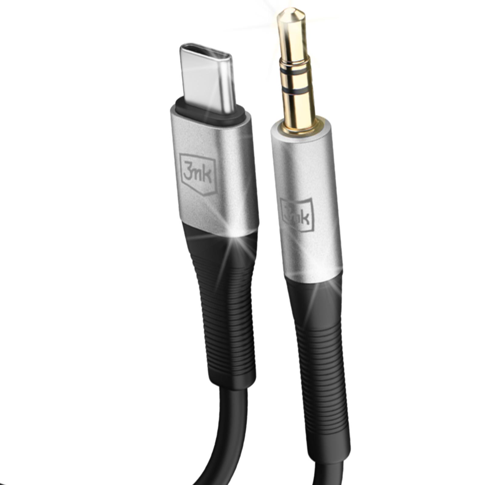 3mk Protection  USB-C / 3.5mm Audio-Kabel 1m 3mk 