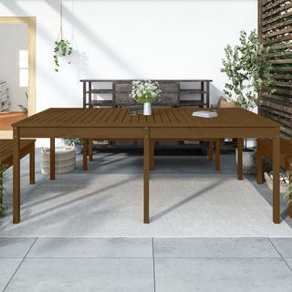 VidaXL Table de jardin bois de pin  