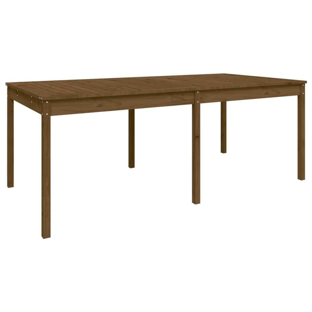 VidaXL Table de jardin bois de pin  