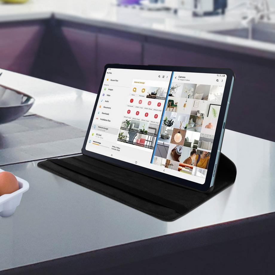 Avizar  Étui Galaxy Tab S6 Lite / Lite 2022 Noir 