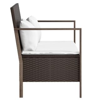 VidaXL Gartenbank poly-rattan  