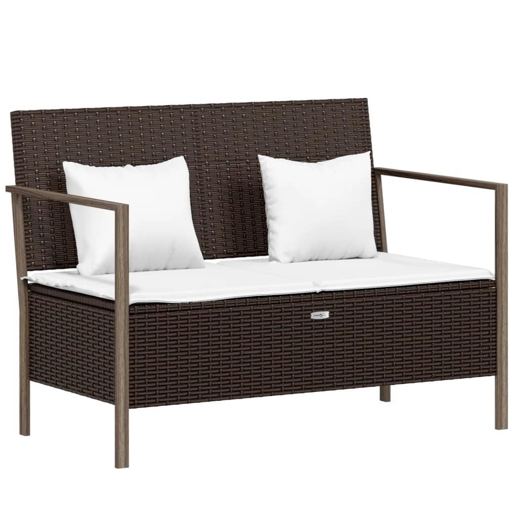 VidaXL Gartenbank poly-rattan  