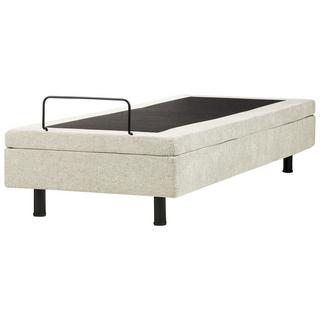 Beliani Letto regolabile senza testiera en Tessuto Moderno DUKE II  