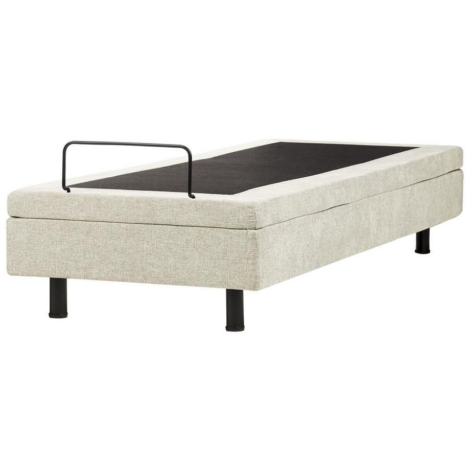 Beliani Letto regolabile senza testiera en Tessuto  DUKE II  