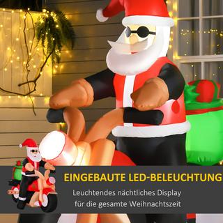 HOMCOM Aufblasbarer Weihnachtsmann  