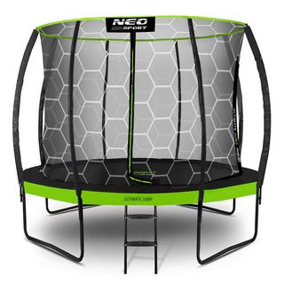 B2X Profiliertes Trampolin für den Garten 10ft/312cm mit innerem Schutznetz Neo-Sport  