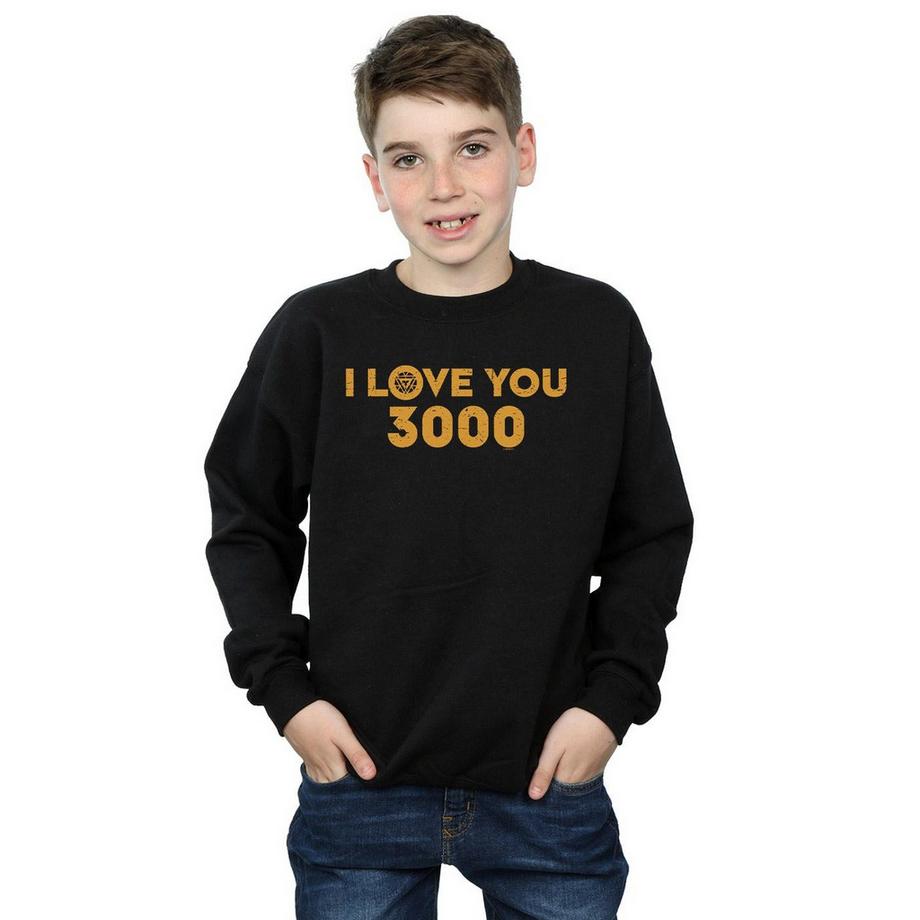 MARVEL  Avengers Endgame I Love You 3000 Arc Reactor Sweatshirt 
