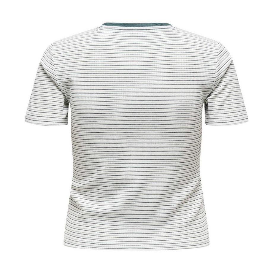ONLY T-shirt  Pack de 1 Confortable à porter-ONLLUPE STRIPE TEE  