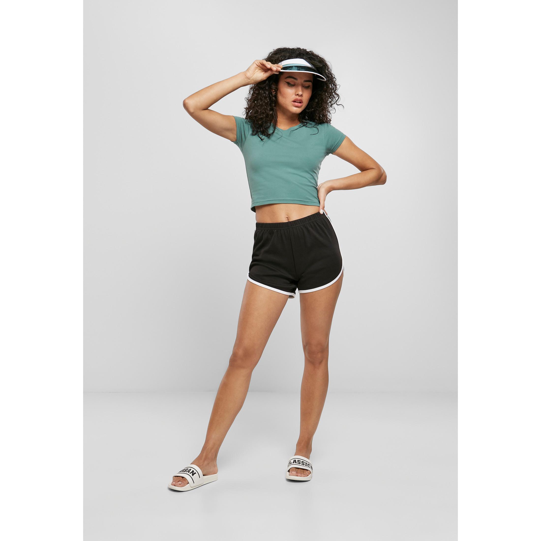 URBAN CLASSICS  t-shirt stretch cropped (grandes tailles) 