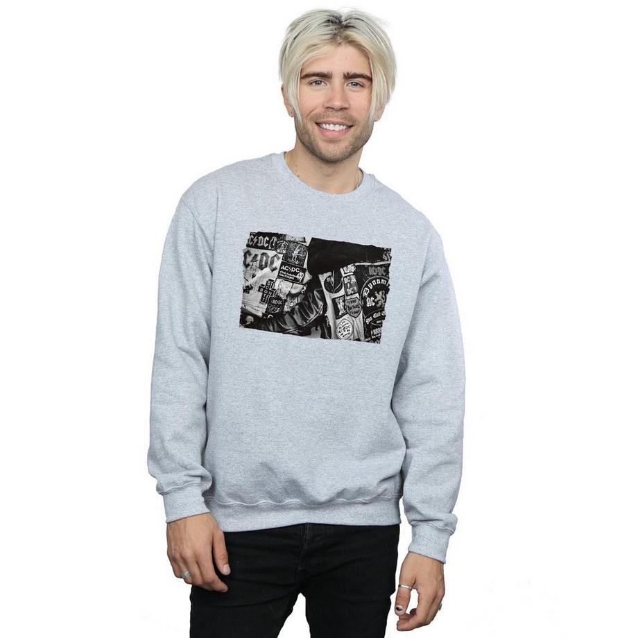 AC/DC ACDC Bedrucktes Rundhals-Sweatshirt  