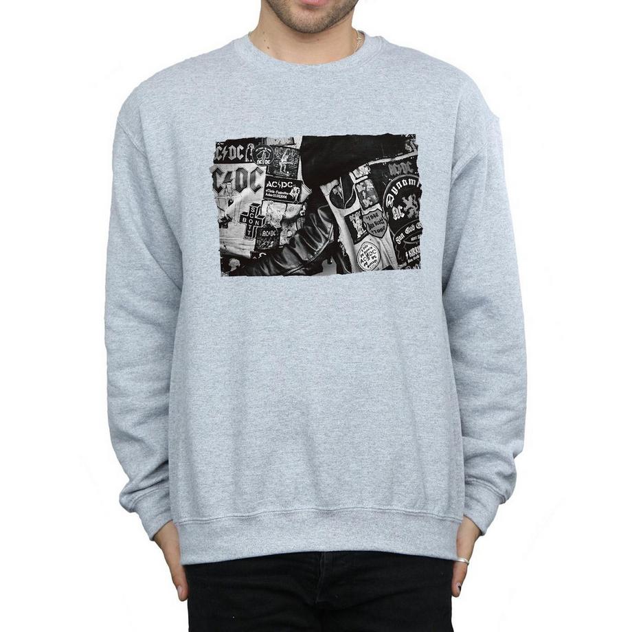 AC/DC ACDC Bedrucktes Rundhals-Sweatshirt  