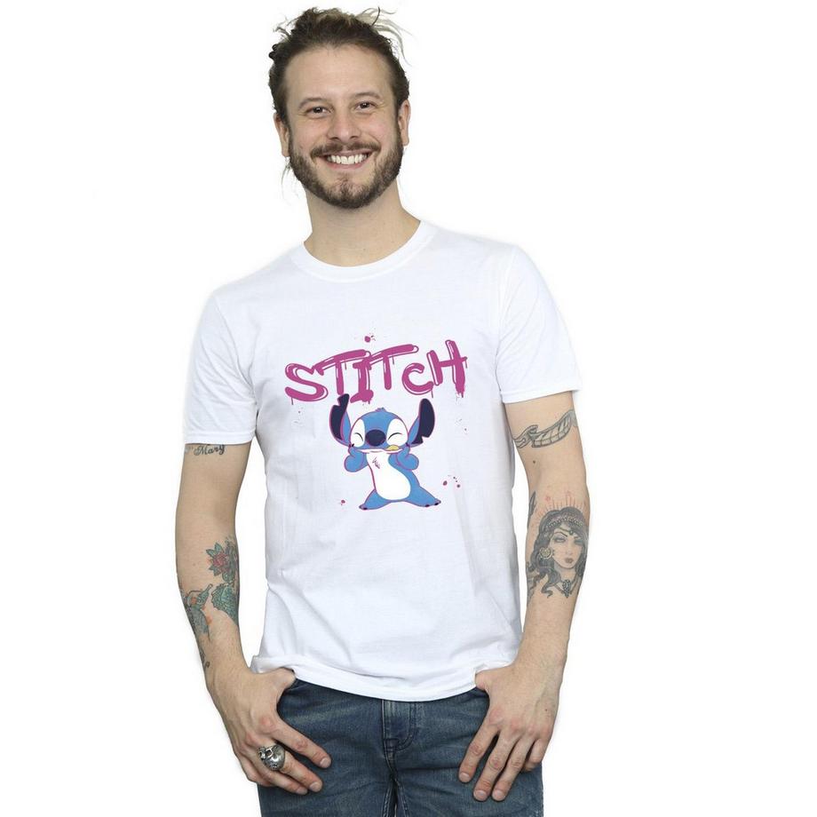 Disney T-Shirt Imprimé Graphique Stitch  