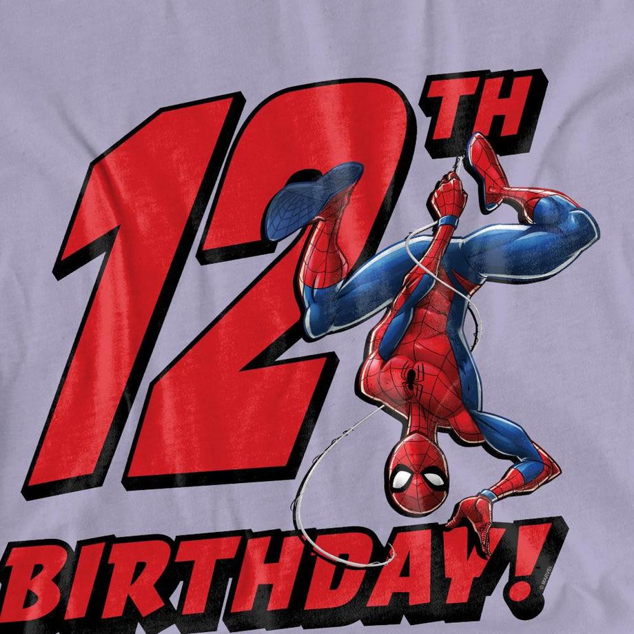 Spider-Man T-Shirt 12ème Anniversaire  