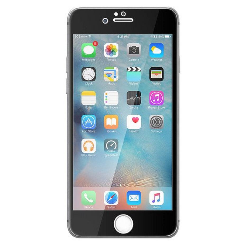 Avizar  Pellicola Bordo nero iPhone 6/6S 