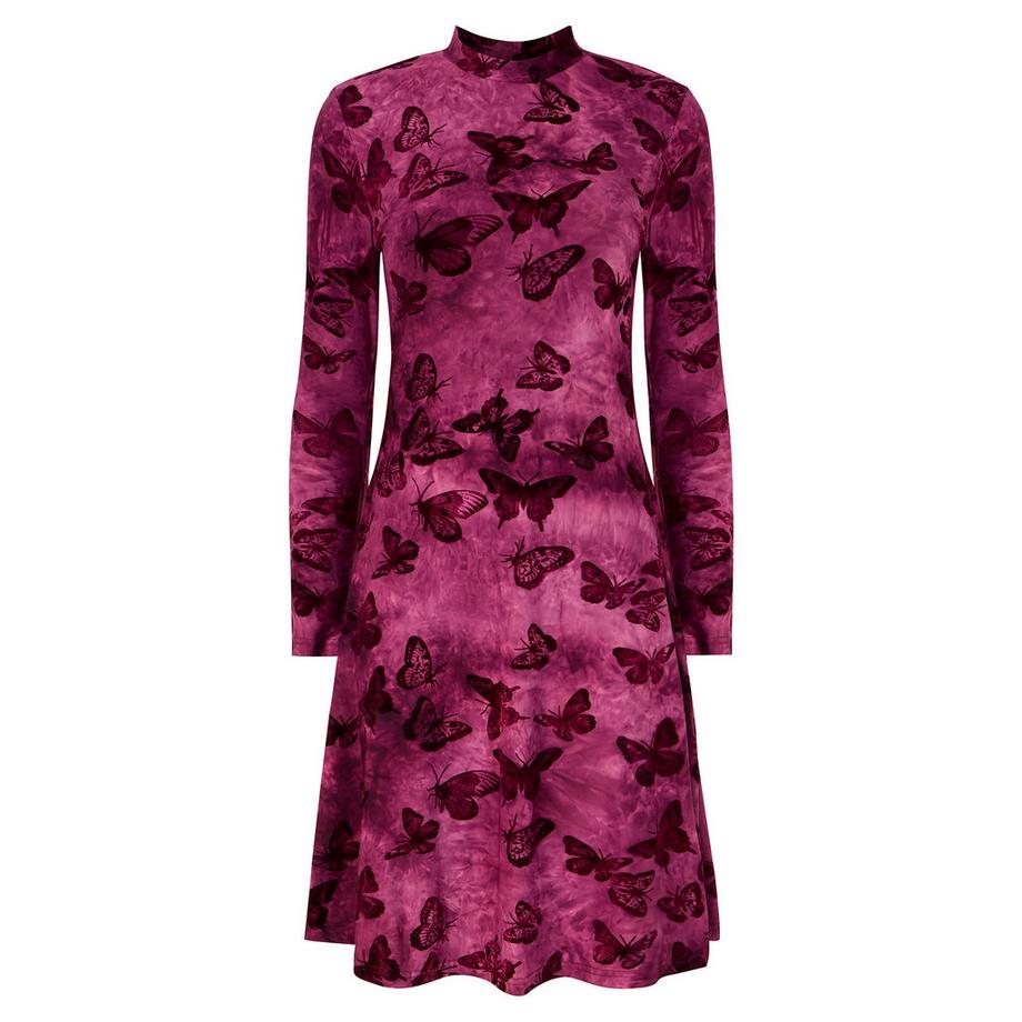 Joe Browns Robe Patineuse Jersey Motif Papillon Floqué  