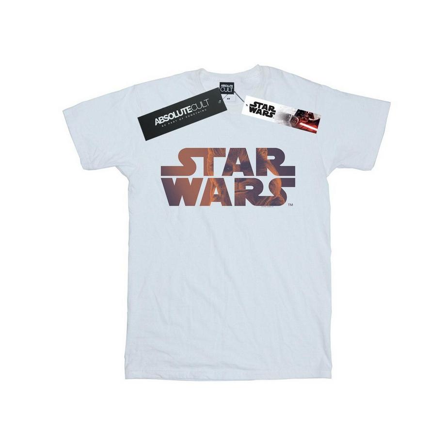 STAR WARS Star Wars Logo T-Shirt Stampata  